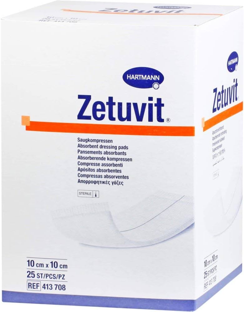 Zetuvit Sterile 10x10cm (Packet 25)
