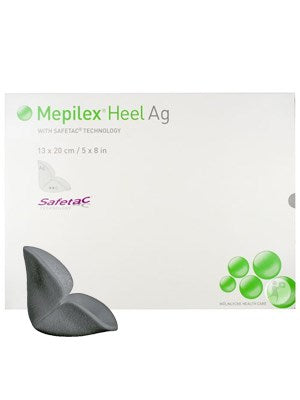 Mepilex Heel Ag 13x20 cm Box of 5
