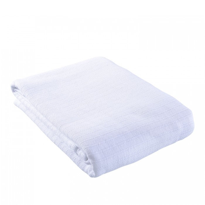 White Celloweave Blanket 180 x 230cm Cotton