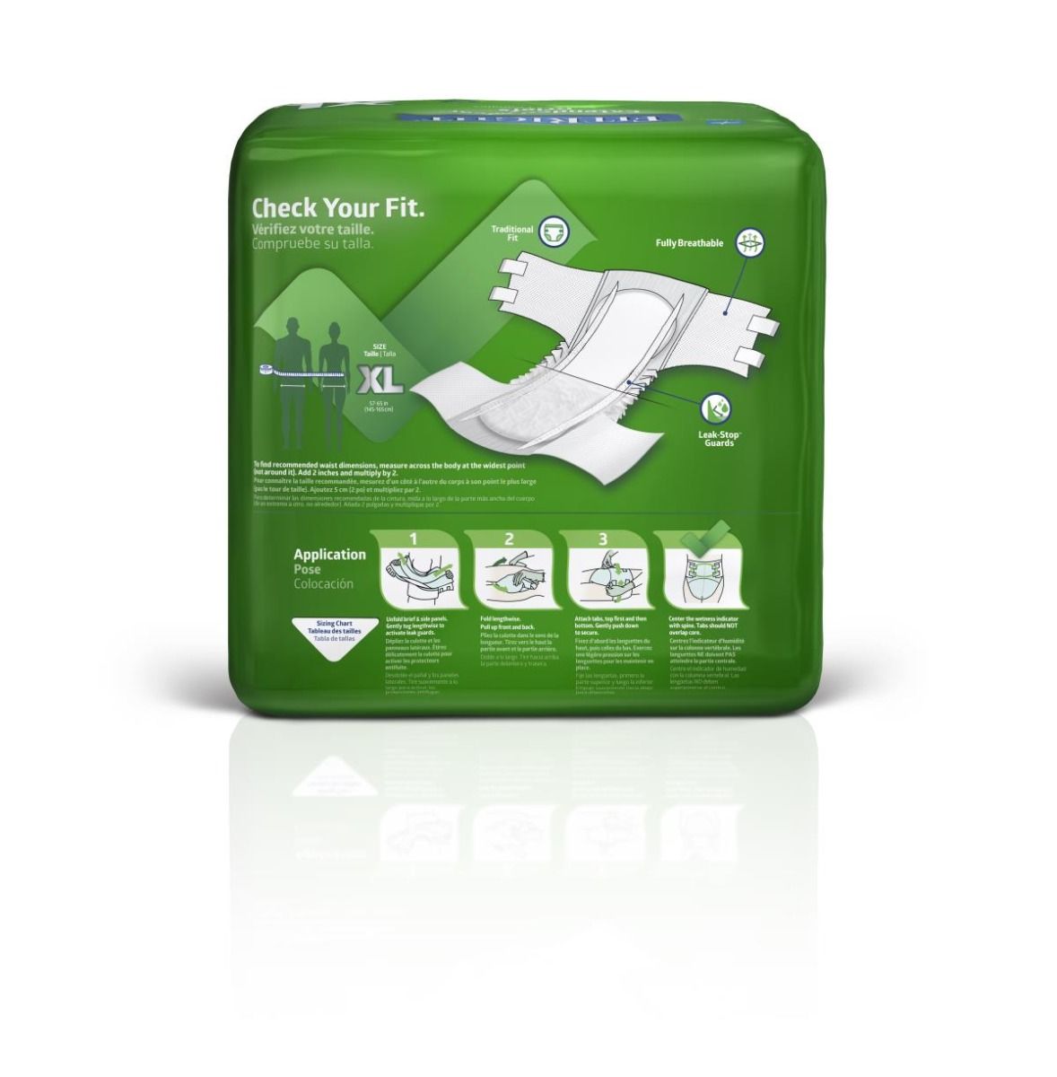 Medline Extended Wear High Absorbency Briefs