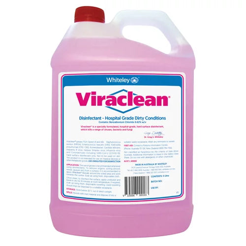 Viraclean Disinfectant 5L (Each) Topcat Healthcare