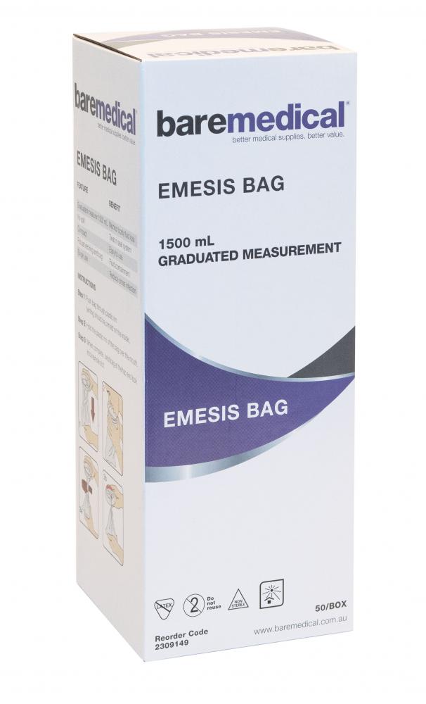 BareMed DISPENSER EMESIS BAG (Each) Topcat Healthcare
