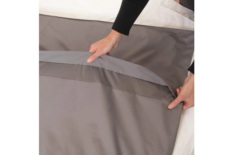 Conni Quilt Cover - Single Charcoal