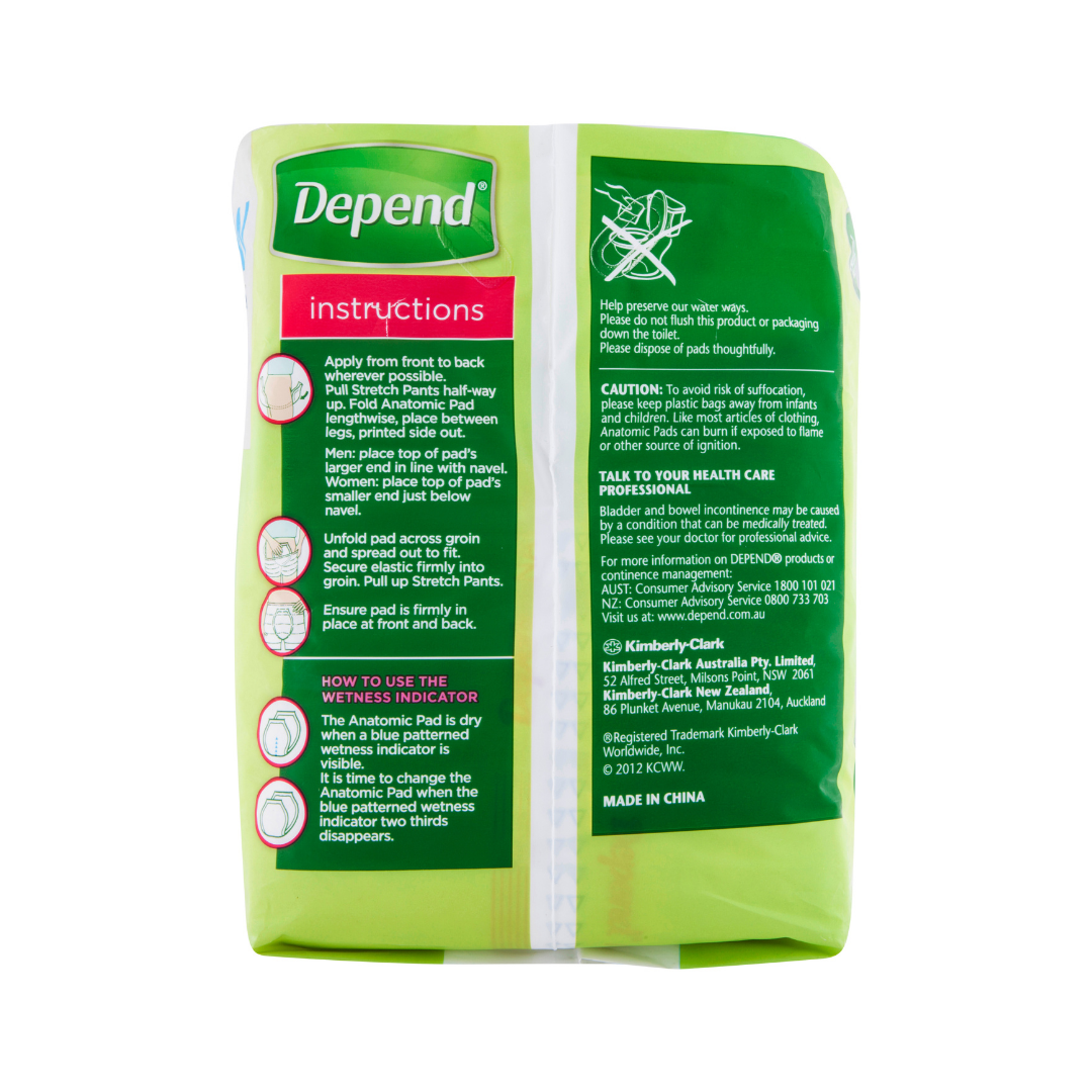 Depend Anatomic Pads Normal