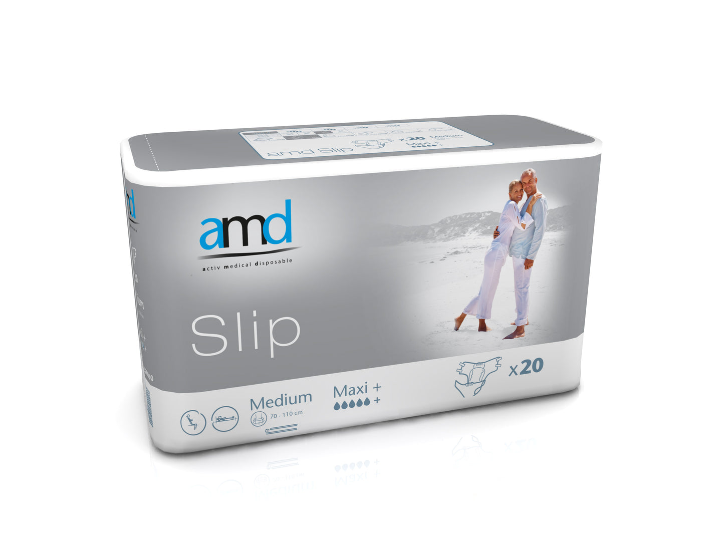 AMD Slip Medium Maxi + 3800ml 70-110cm 20 (Packet 20)