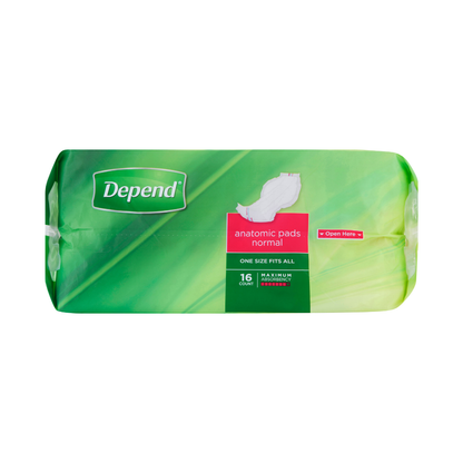 Depend Anatomic Pads Normal