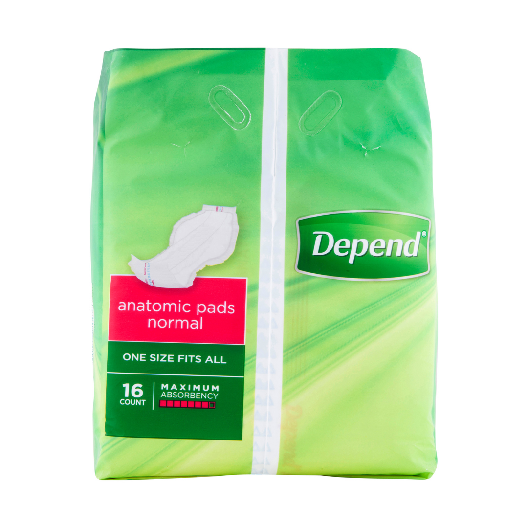 Depend Anatomic Pads Normal