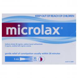 Microlax Enema 5ml (Pack 50)