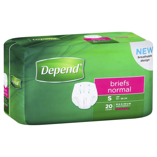 Depend® Brief Normal Small  (Packet 20)