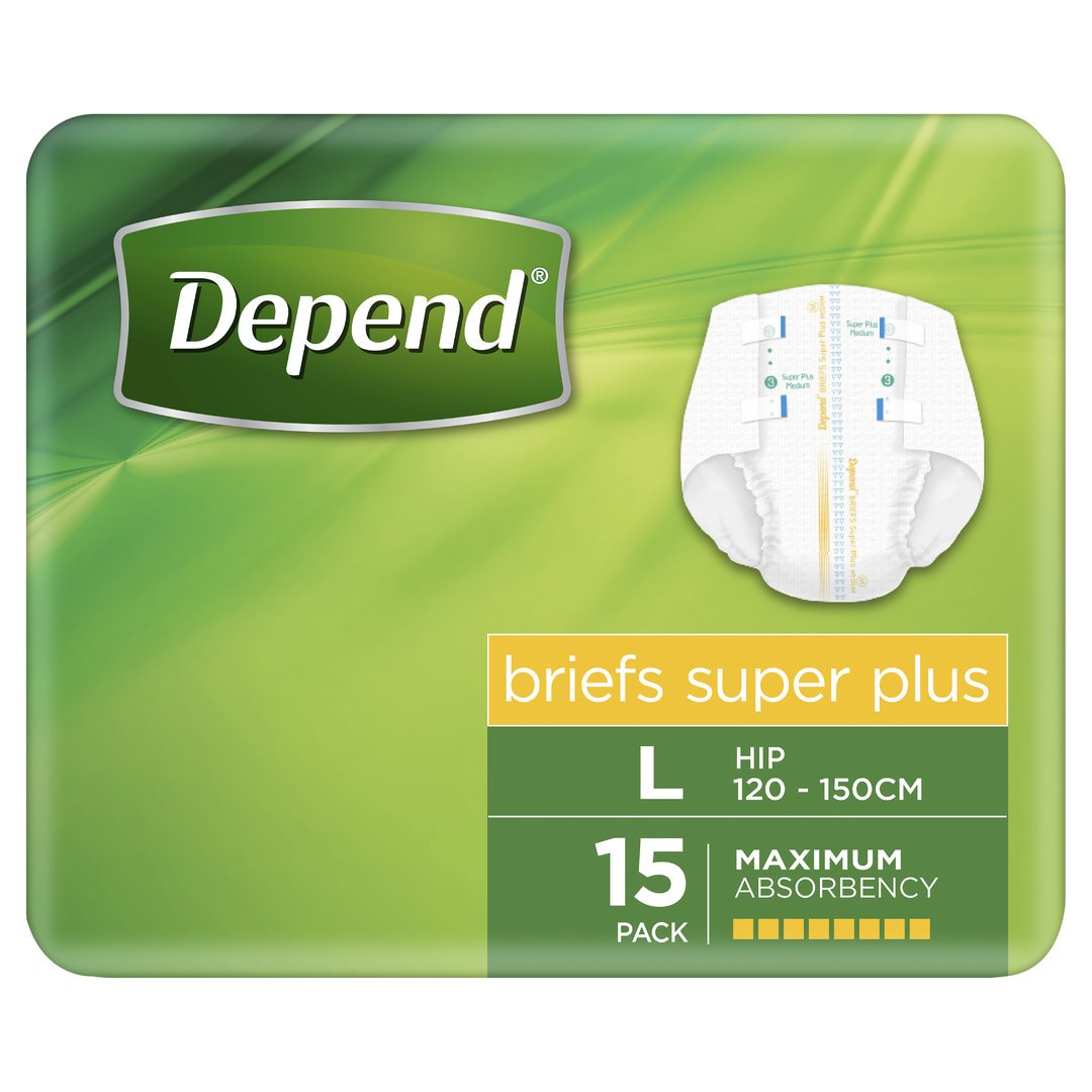 Depend® Brief Super Plus (Packet 15)