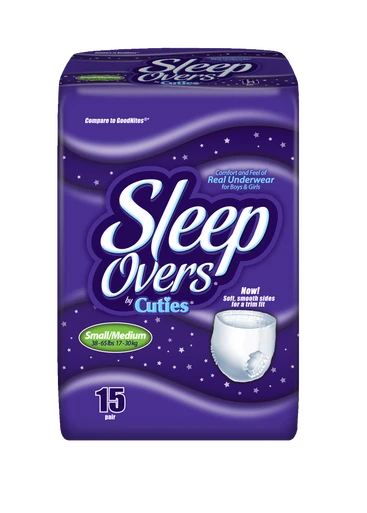 Sleep Over Youth Pants Small/Medium 1000ml 20-29kg