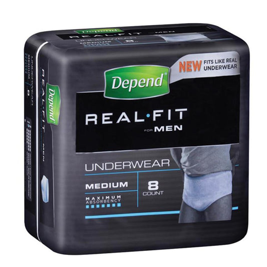 Depend® Real Fit Underwear For Men (Packet 8)