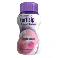 Nutricia Fortisip Compact Protein Strawberry125ml (1 carton of x24)