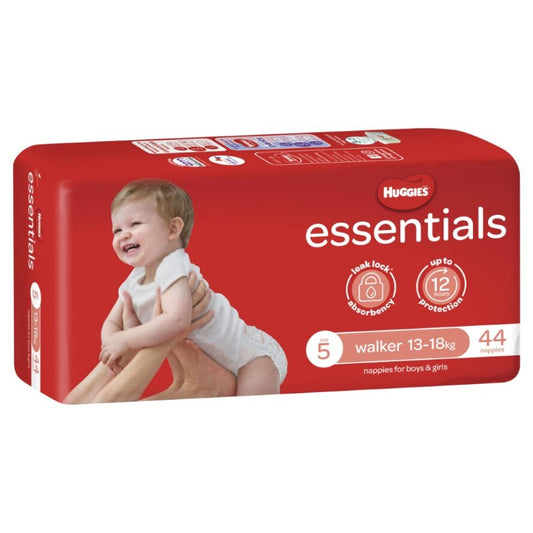 Huggies® Essentials Nappies Size 5 Walker  (Packet 44)