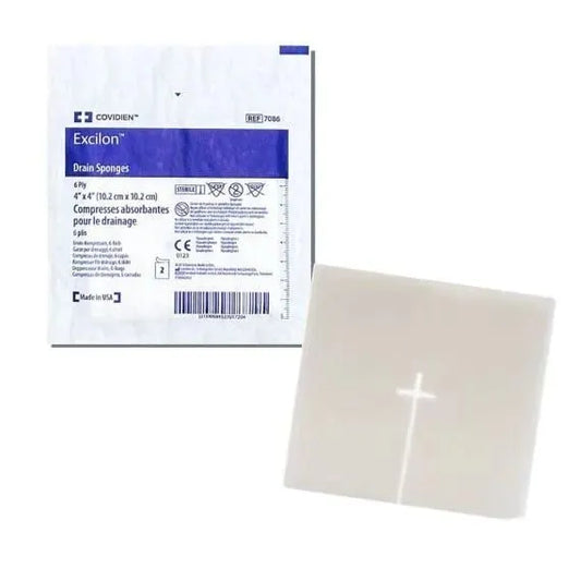 Excilon Drain Sponge 4" x 4" Sterile - Box 50