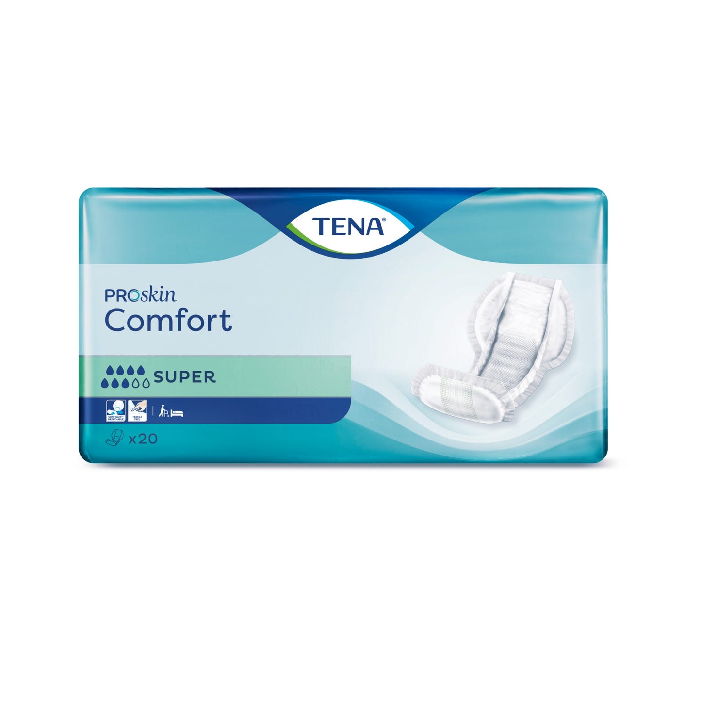 Tena Comfort PROskin Super 2500ml (Packet 20)