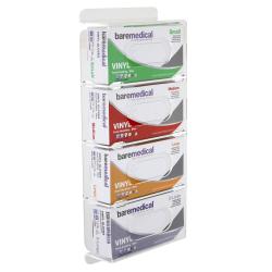 BareMed Glove Dispenser Quad 4mm Perspex