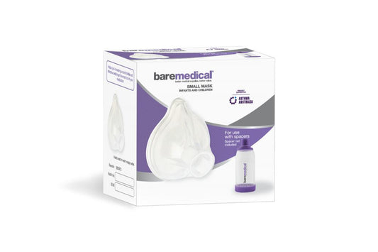 BareMed E-CHAMBER SMALL SPACER MASK SILICONE CONTOURED (Each)