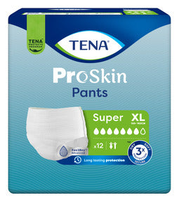 Tena Pants Super XL PROskin 120-160cm (Packet 12)