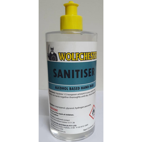 Wolfchester Hand Sanitiser 500ml