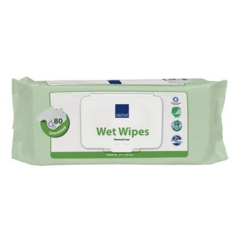 WIPES ABENA ADULT 20x27cm (Packet 80)