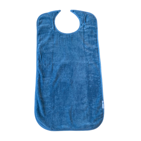 Brollysheets Bib - Extra Absorbent Adult - Smokey Blue