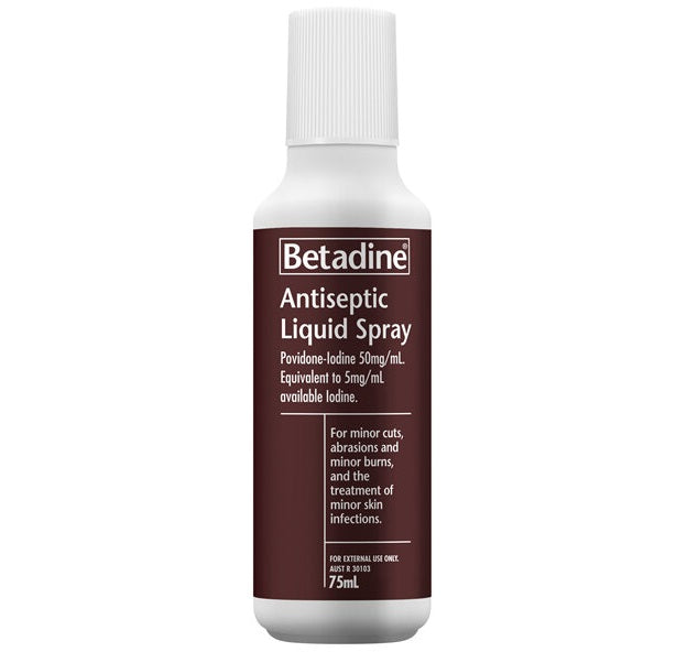 Betadine Antiseptic Liquid Spray 75ml