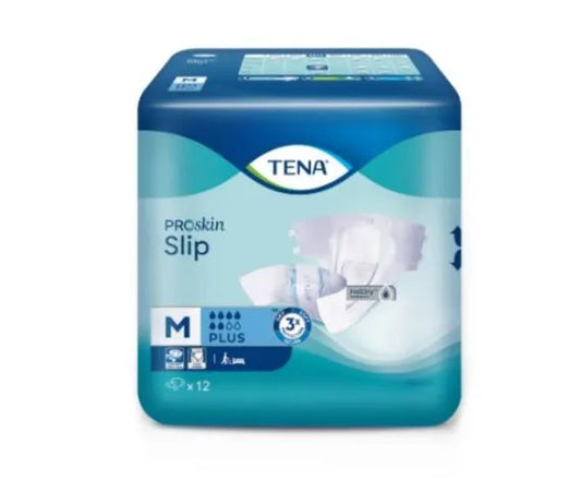 Tena Slip PROskin Plus Medium 72-122 1290ml (Packet 12)