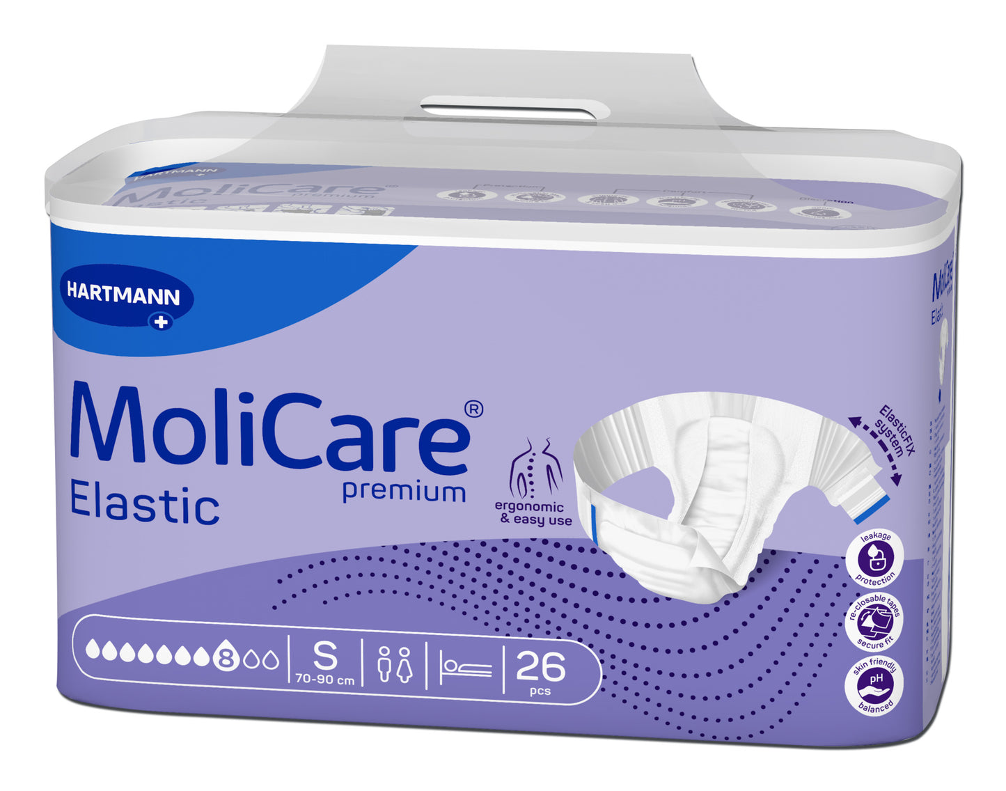 MoliCare Premium Elastic 8 Drops Small