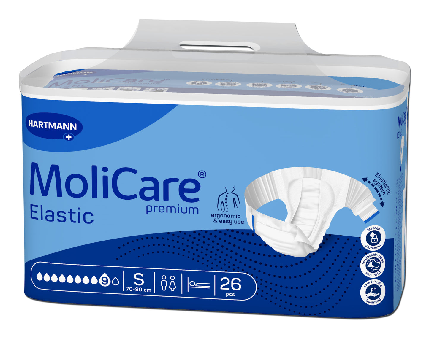 MoliCare Premium Elastic 9 Drops Small