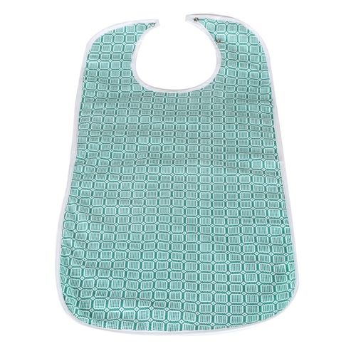 Brollysheets Bib - Feeding Green Squares