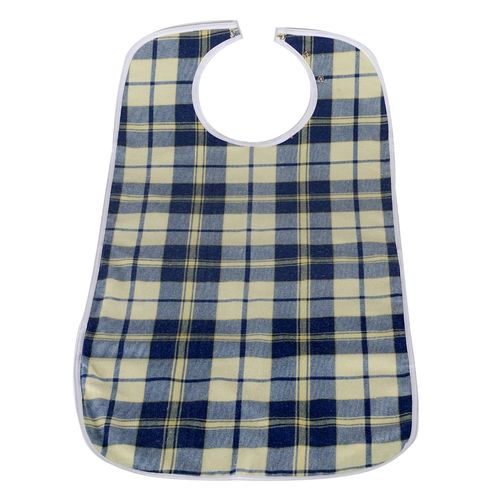 Brollysheets Bib - Feeding Navy Tartan