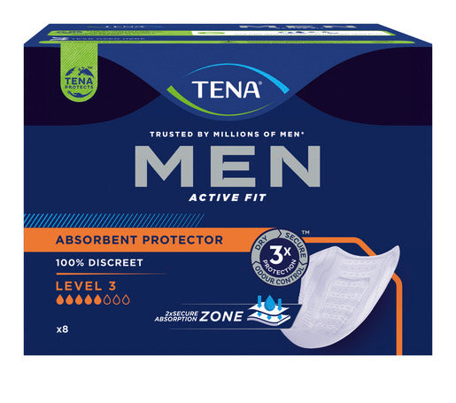 Tena Mens Absorbent Protector Level 3 Pads 426ml