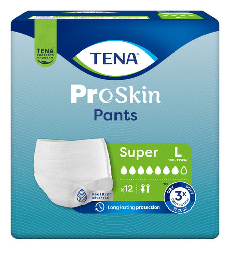 Tena Pants Super Large PROskin 100-135cm (Packet 12)