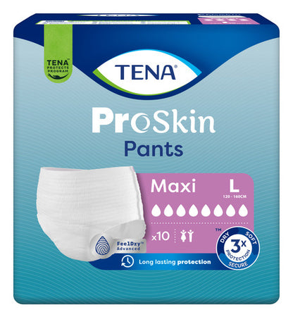 Tena Pants Maxi Large PROskin 100-135cm (Packet 10)