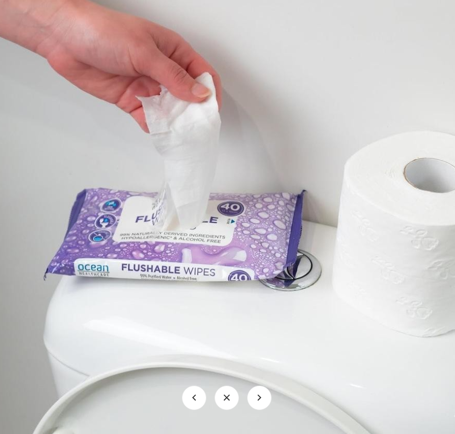 Ocean Healthcare Flushable Wipes