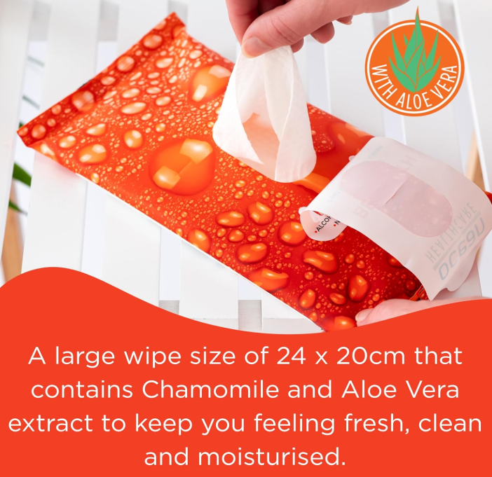 Ocean Healthcare Bed Bath Wipes
