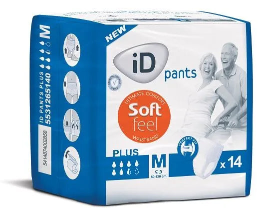 iD Pants Soft Feel Plus M (80-120cm) 1350ml (Packet 14)