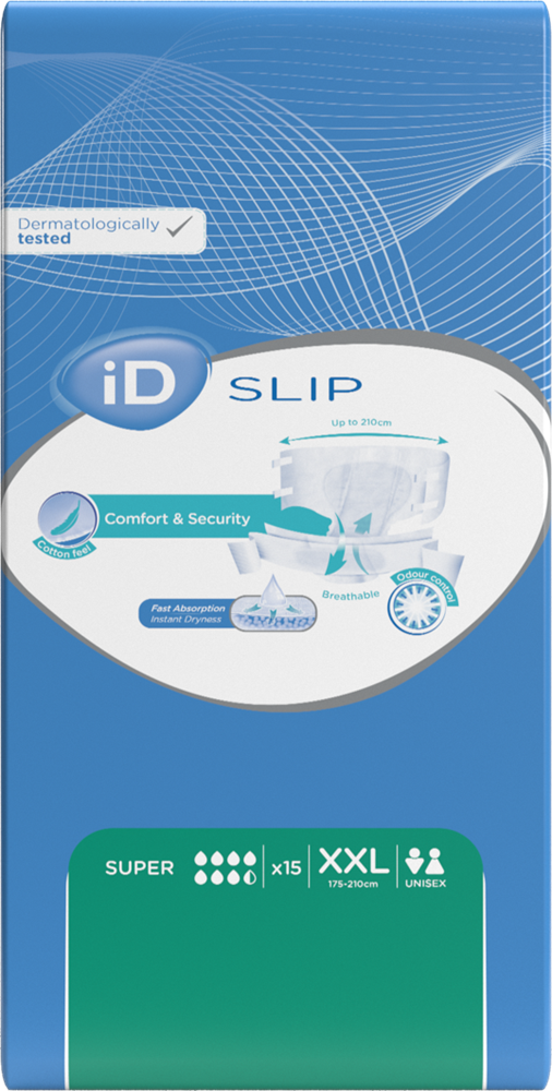 iD Slip Bariatric Super XXL (175-210cm) 3200ml (Packet 15)