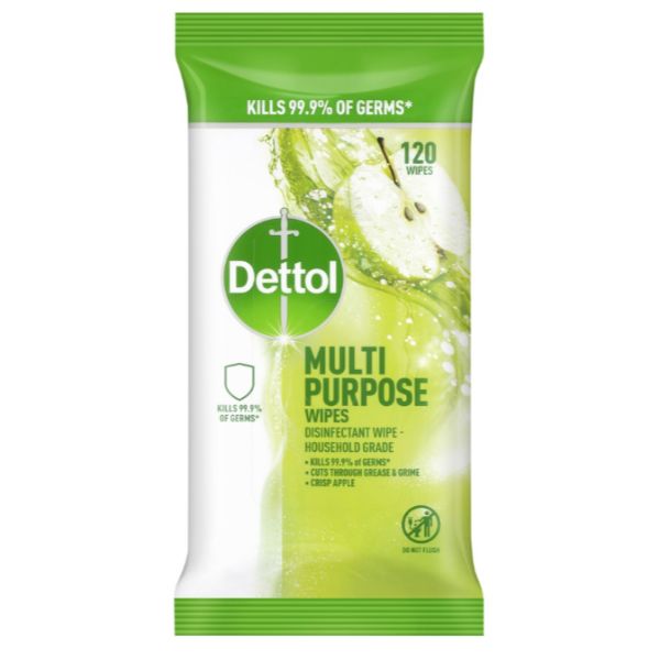 DETTOL PK120 DISINFECTANT WIPES