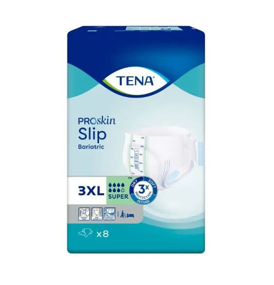 Tena Slip Bariatric Brief 3XL 173-243cm 1860ml (Packet 8)