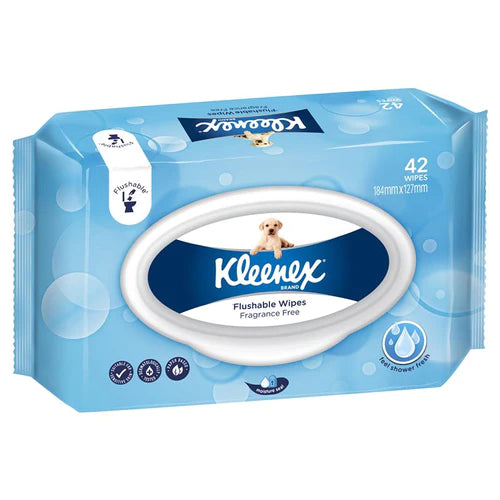 Kleenex Flushable Wipes (Packet 42)
