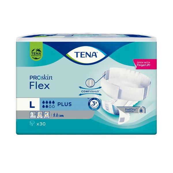 Tena Flex PROskin Plus Large 83-120cm (723330) (Packet 30)