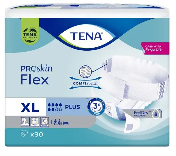 Tena Flex PROskin Plus X-Large 105-153cm (723430) (Packet 30)