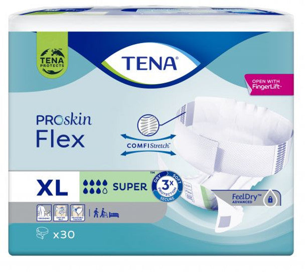 Tena Flex PROskin Super X-Large 105-153cm (724430) (Packet 30)