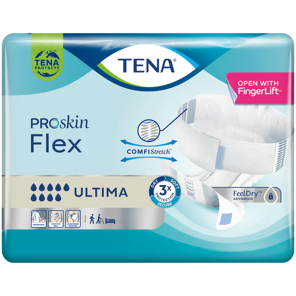 Tena PROskin Flex Ultima X-Large 105-153cm 3570ml (725400) (Packet 17)