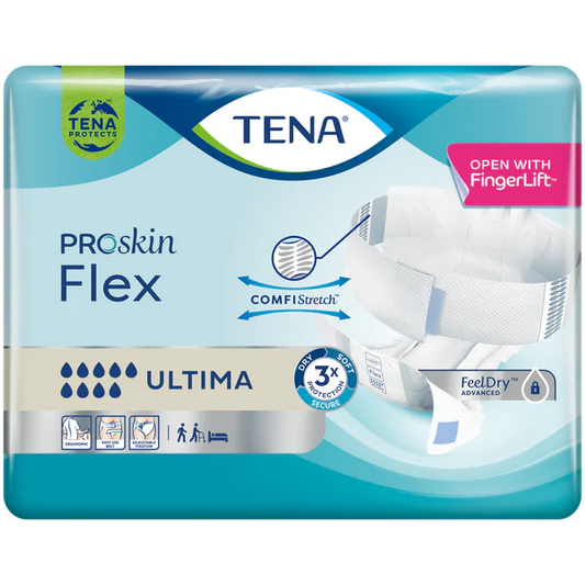 Tena PROskin Flex Ultima X-Large 105-153cm 3570ml (725400) (Packet 17)