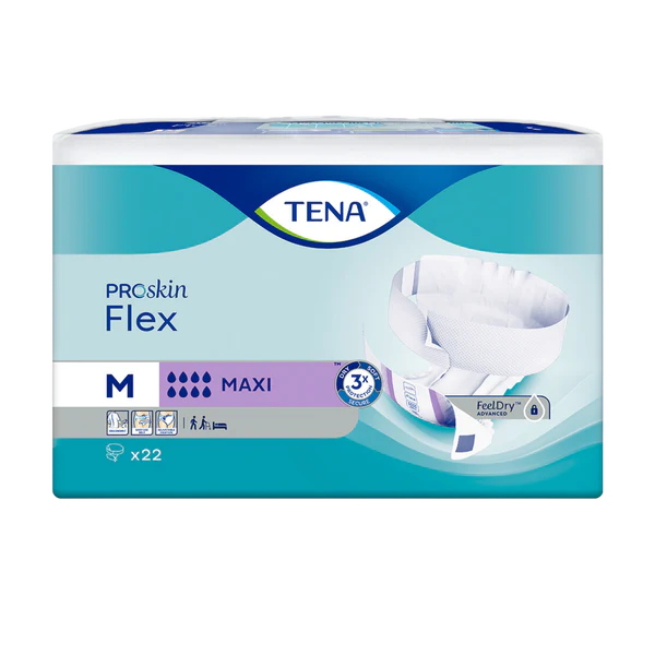 Tena Flex PROskin Maxi Medium 71-102cm 1806ml (725222) (Packet 22)