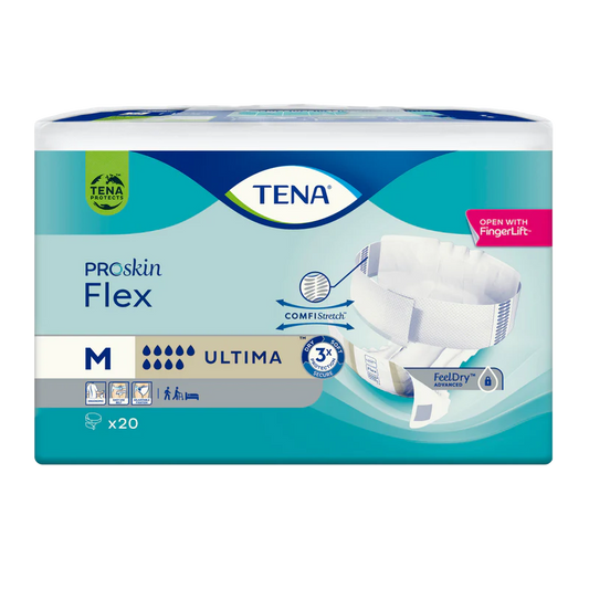 Tena PROskin Flex Ultima Medium 71-102cm 2706ml (725220) (Packet 20)