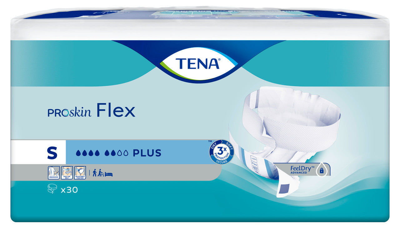 Tena Flex PROskin Plus Small 61-87cm (723130) (Packet 30)